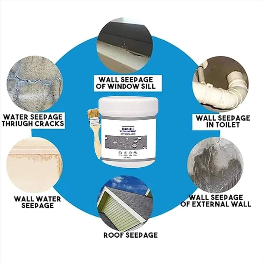 Waterproof Invisible Pasteable Water-based Anti-leakage Agent Super Strong Sealant Tile Trapping Repair