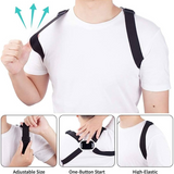 Smart Sensor Corrector High Quality Vibrational Posture Corrector Belt USB Rechargeable and Adjustable Kyphosis Correction Electric Back Brace For Pain Relief