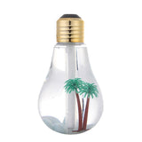 Air Humidifier Bulb Lamp Shade Decorative Lights Diffuser Purifier Atomizer With Colorful Led Night