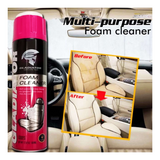 Lemon Scent Car Interior Foam Cleaner Automotive Leather Detergent Strong Anti-aging Cleaning Dashboard