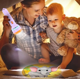 Children's Early Education Projector Story Machine Bedtime Toys Flashlight Toy