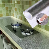 Waterproof Oil Proof Aluminum Foil Sticker Self Adhesive Wallpaper Kitchen Stove Wall Stickers