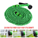 100ft 30m Expandable Flexible Magic Water Hose Pipe With Spray Nozzle Gun Garden Hose Retractable DIY Car Wash Tool