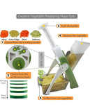 4 In 1 Vegetable Cutter Chopper Adjustable Multi-function Drum Cutter Vertical Vegetable Cutter Kitchen Shredder Grater Artifact