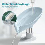 pack of 3 Leaf Shape Soap Box Drain Soap Holder Box Bathroom Shower Soap Holder sponge Storage Plate Tray Bathroom Supplies Bathroom Gadge