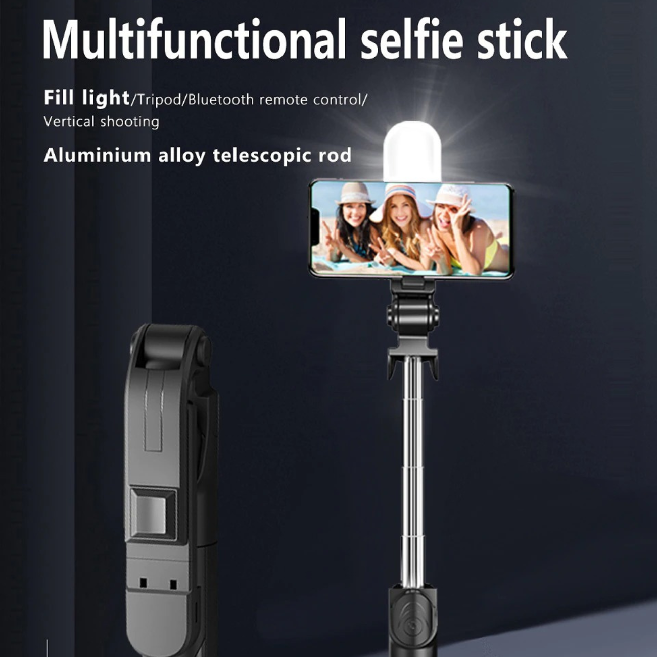 Light Remote Selfie Stick https://smarthub.pk/