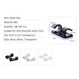 Wire Holding Clips | Self-Adhesive Cable Clips Organizer