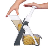 4 In 1 Vegetable Cutter Chopper Adjustable Multi-function Drum Cutter Vertical Vegetable Cutter Kitchen Shredder Grater Artifact
